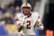 A.J. Dillon was a college stud when he played for Boston College.